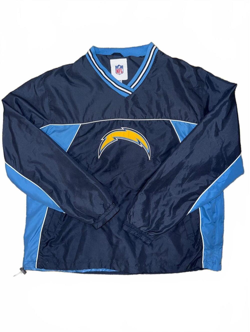 Vintage San Diego Chargers NFL Branded Windbreaker Jacket Size XL